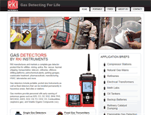 Tablet Screenshot of gasdetecting.com